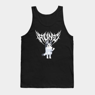 Death Metal Bluey Aunt Tank Top